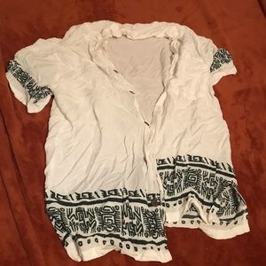 Loose collared over shirt